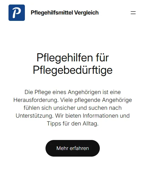 Pflegehilfsmittel Vergleich